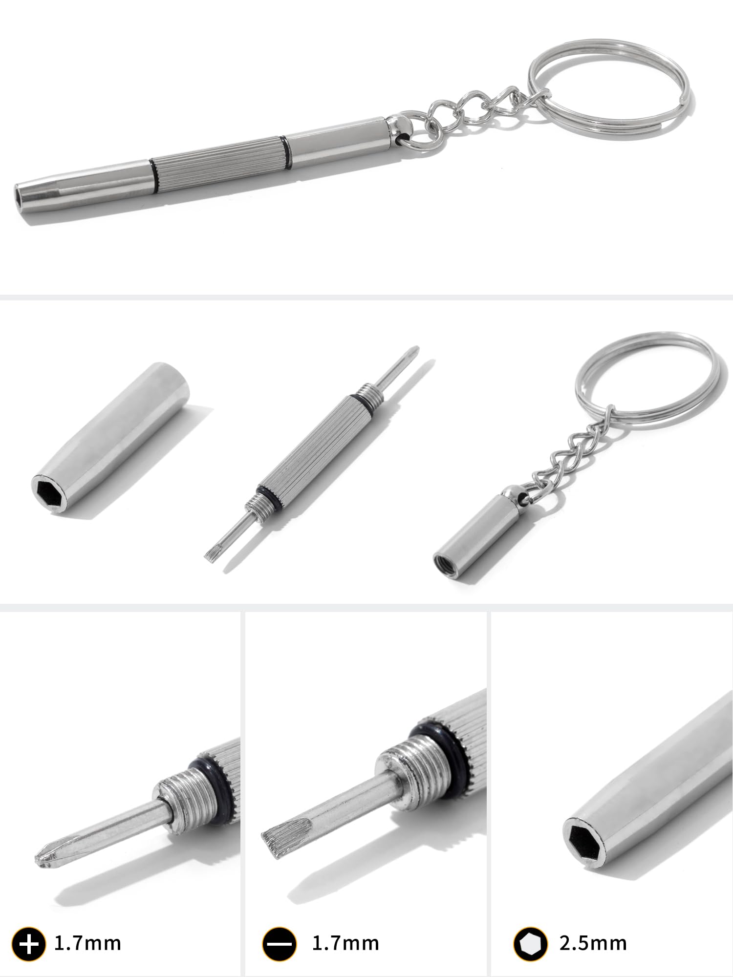 Cleaning cloth and precision tweezer included