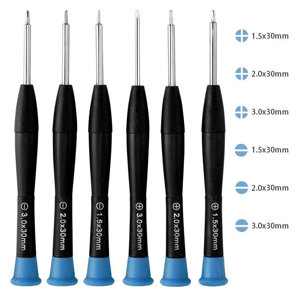 Curved tweezer for gripping tiny screws