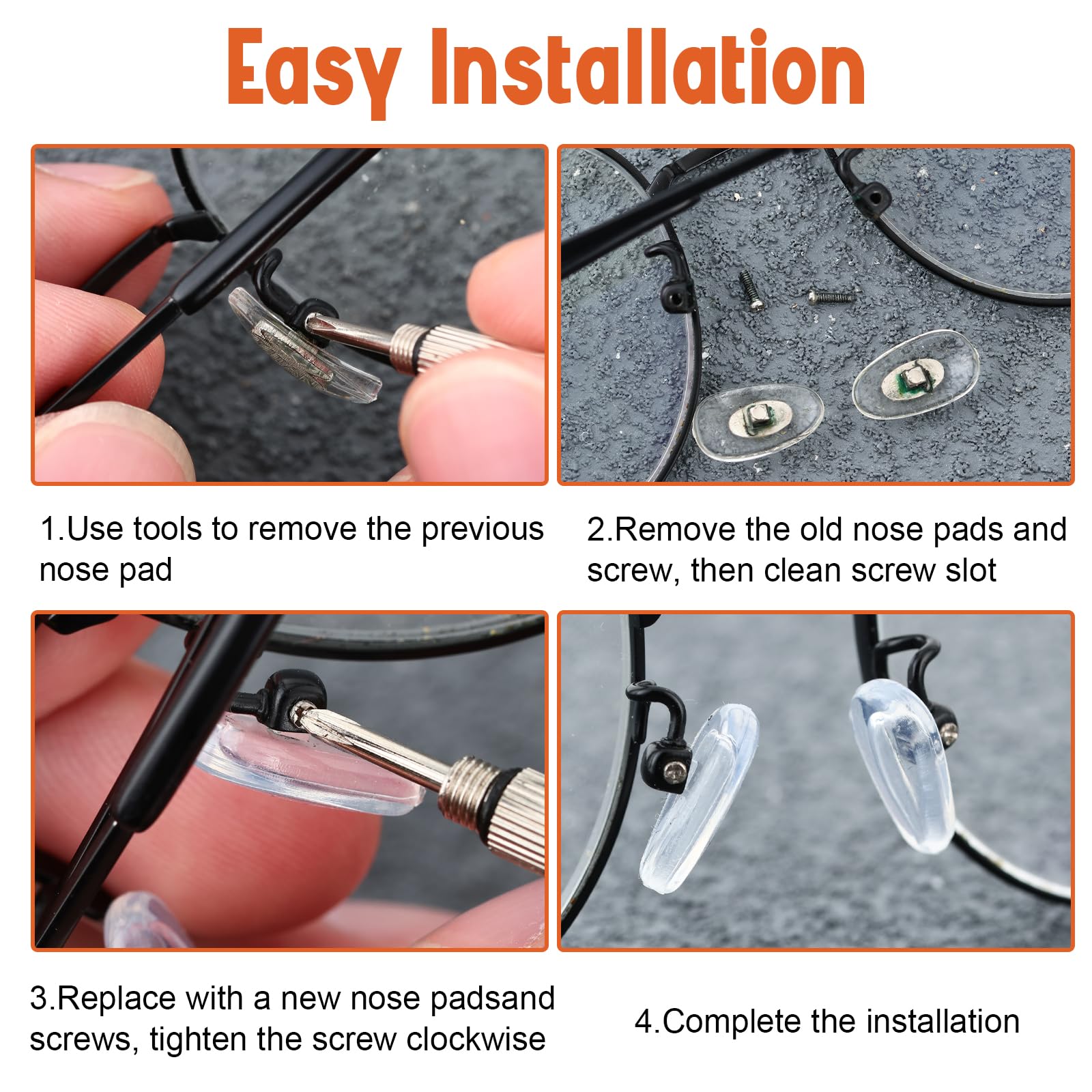 FOJOO eyeglasses repair kit contents