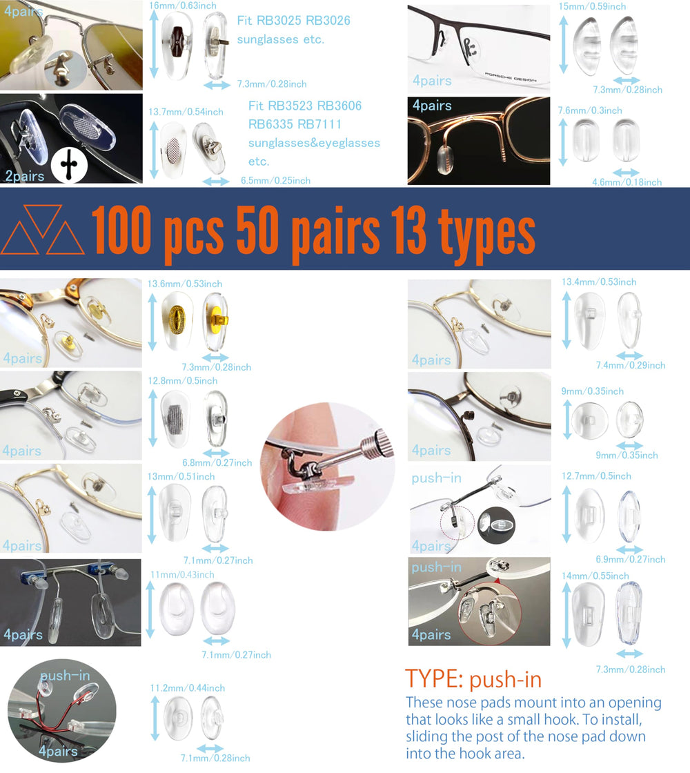 Rust-proof stainless steel screws with tweezers