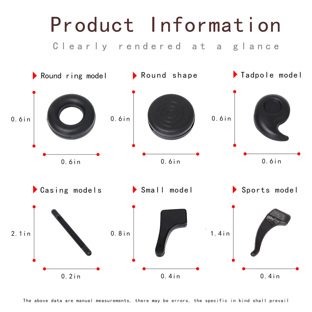 Round eyeglass retainer and ear grip hook