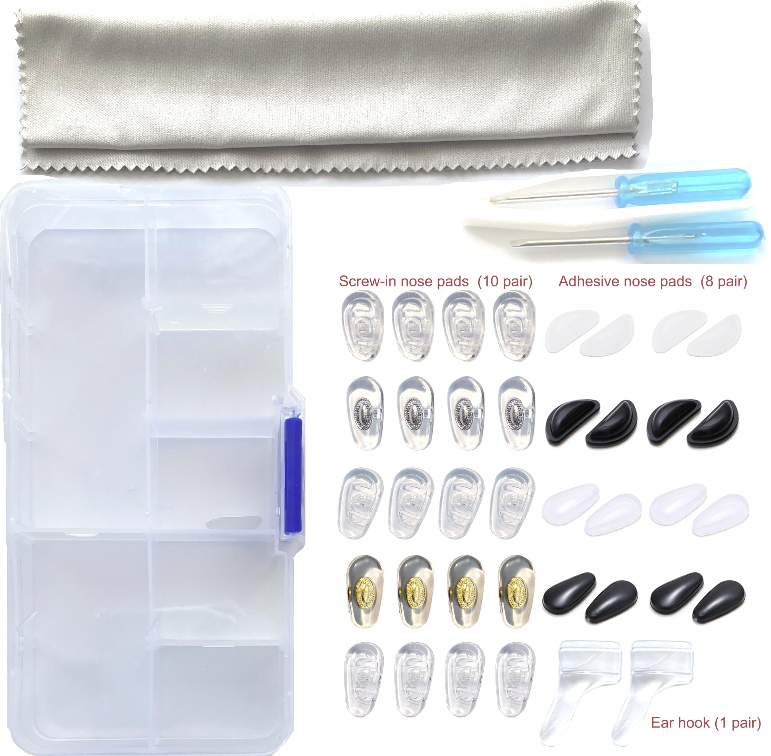 EYEGLASSTOR eyewear repair kit inside storage box
