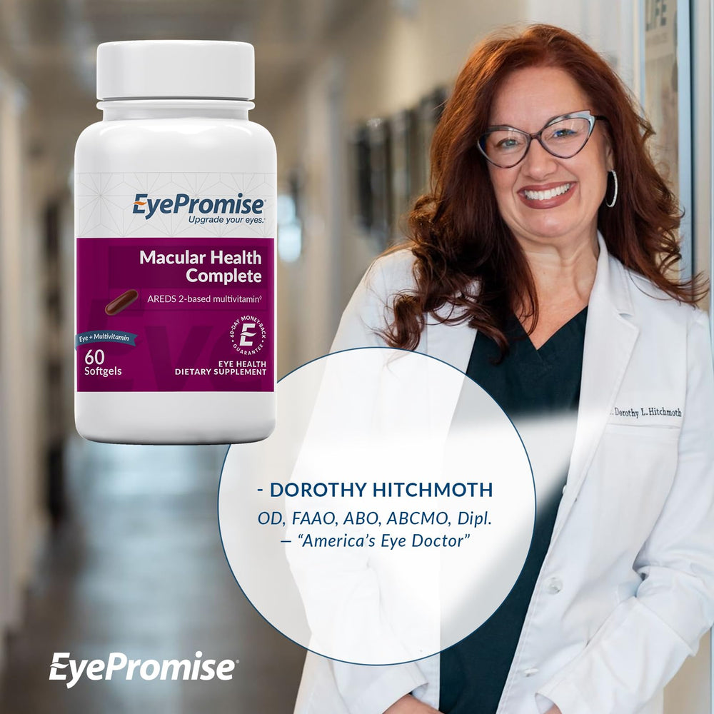 Packshot of EyePromise Macular Health Complete bottle