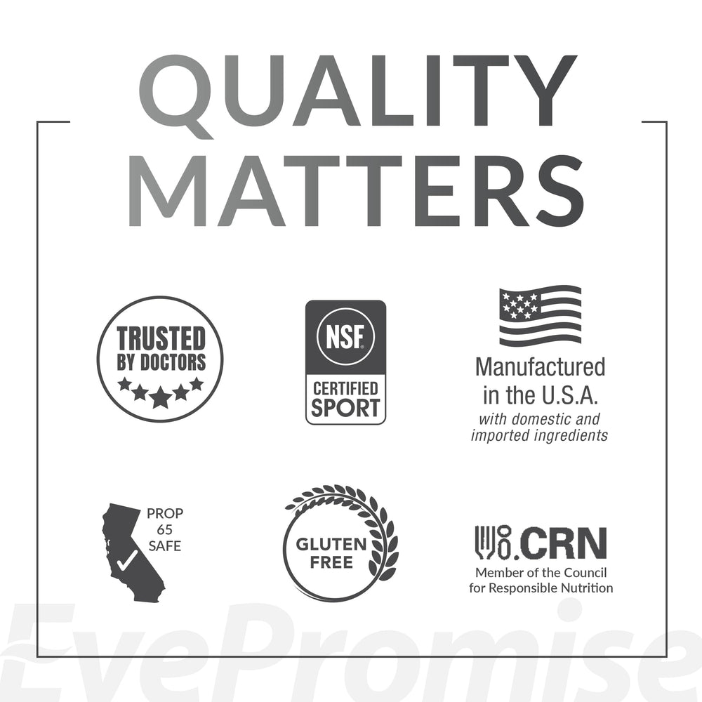 Close-up of EyePromise Screen Shield label with key nutrients