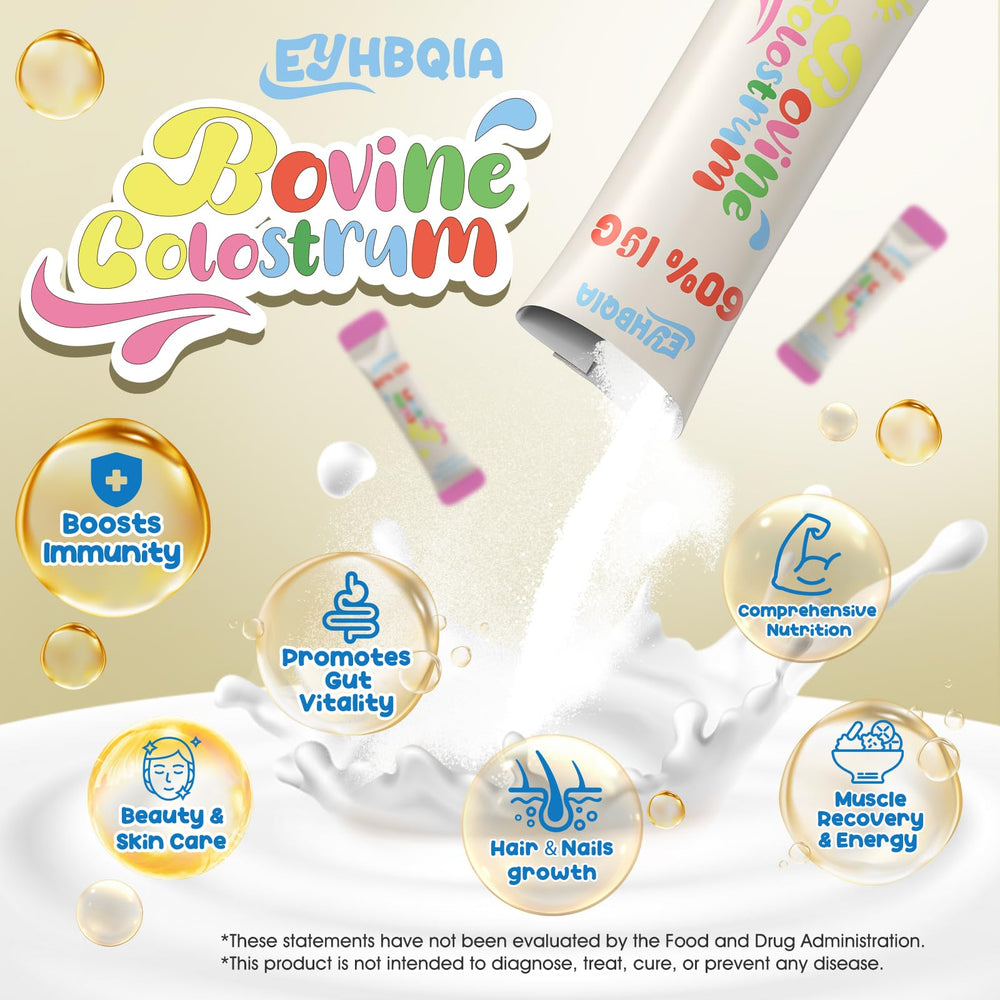 EYHBQIA immune support and skin care powder label