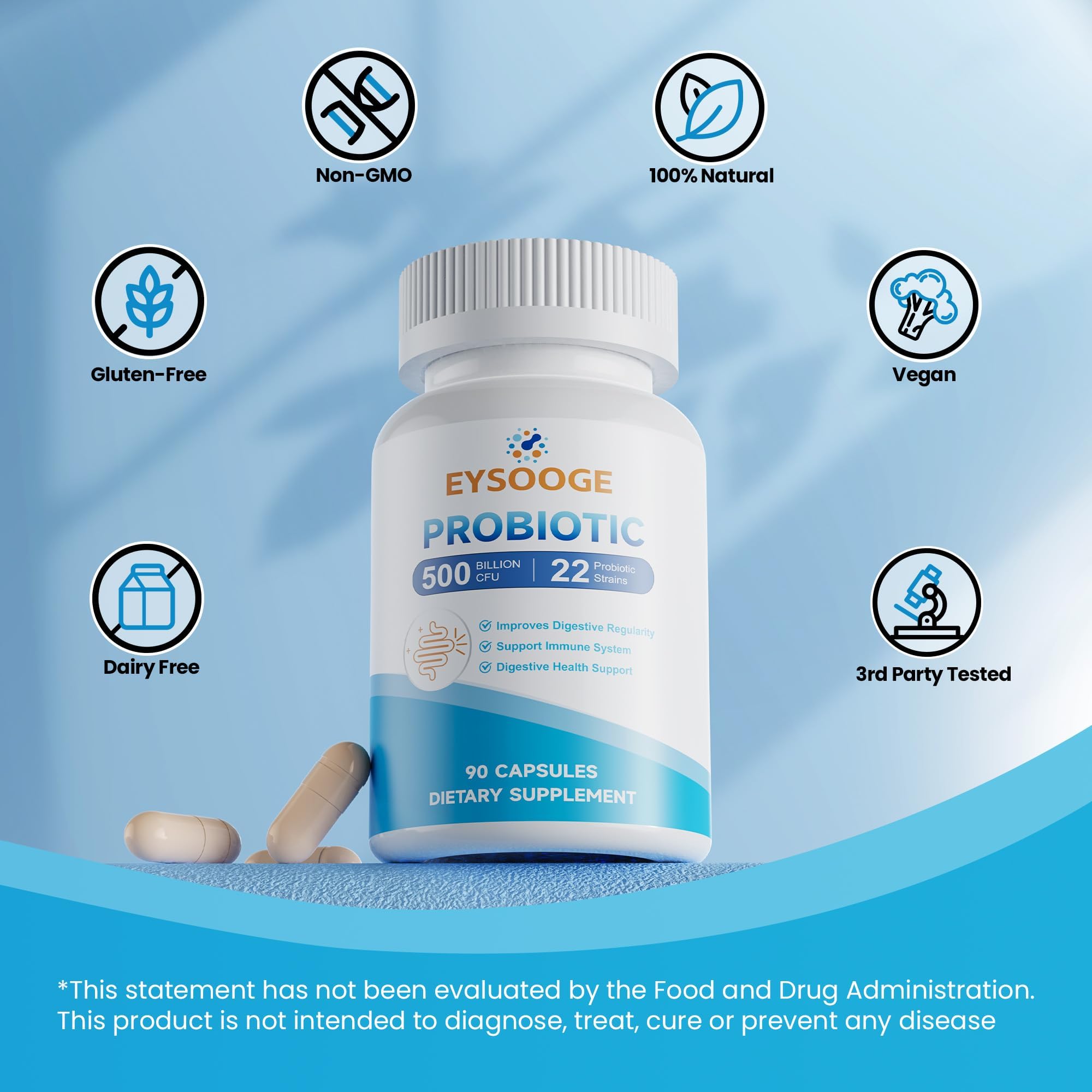 Shelf-stable probiotic packaging