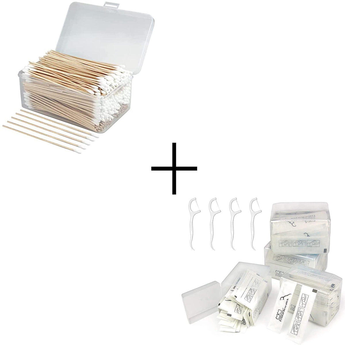 eyxformula 600 pcs cotton swabs 6 inch with reusable box