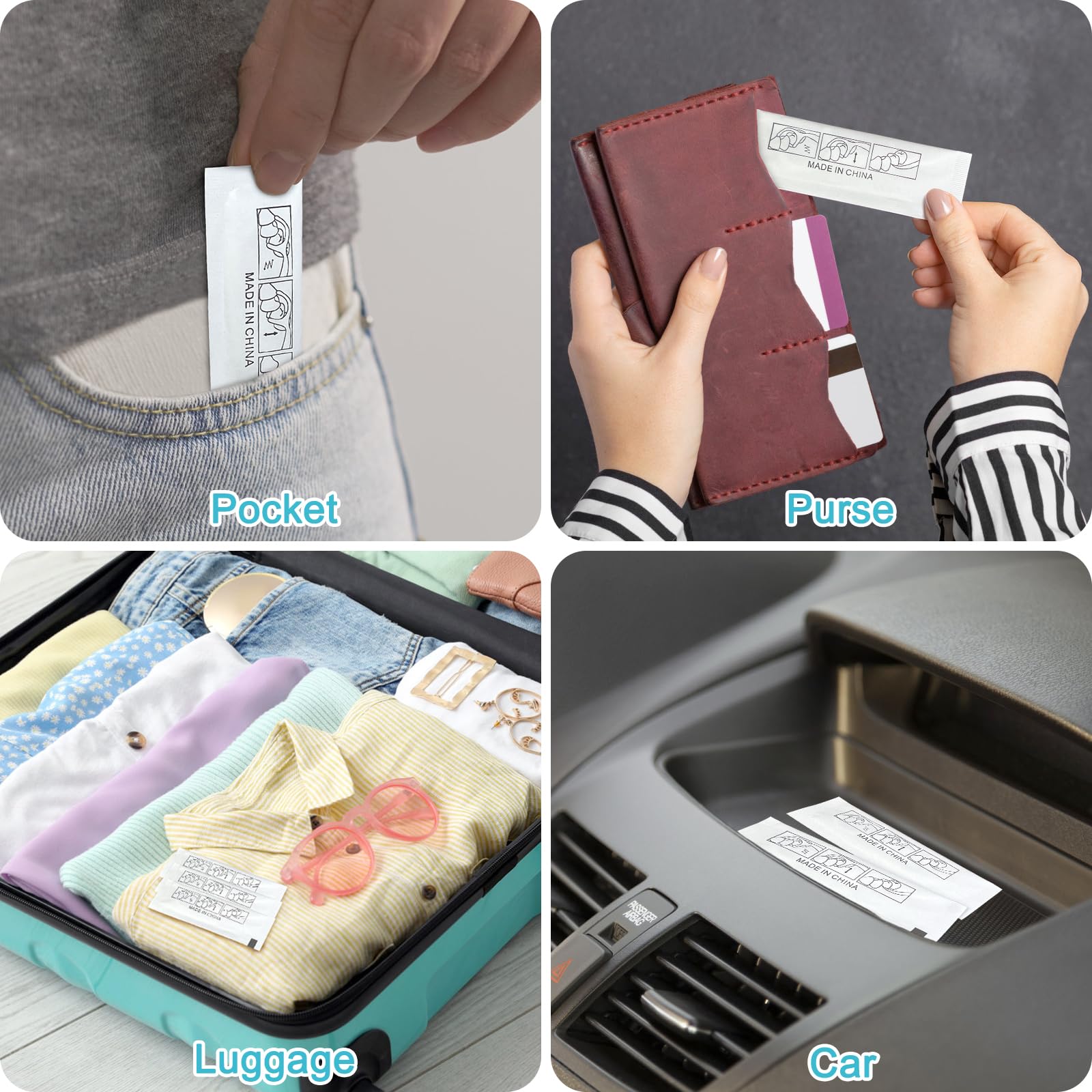 Durable floss picks ready for on-the-go oral care