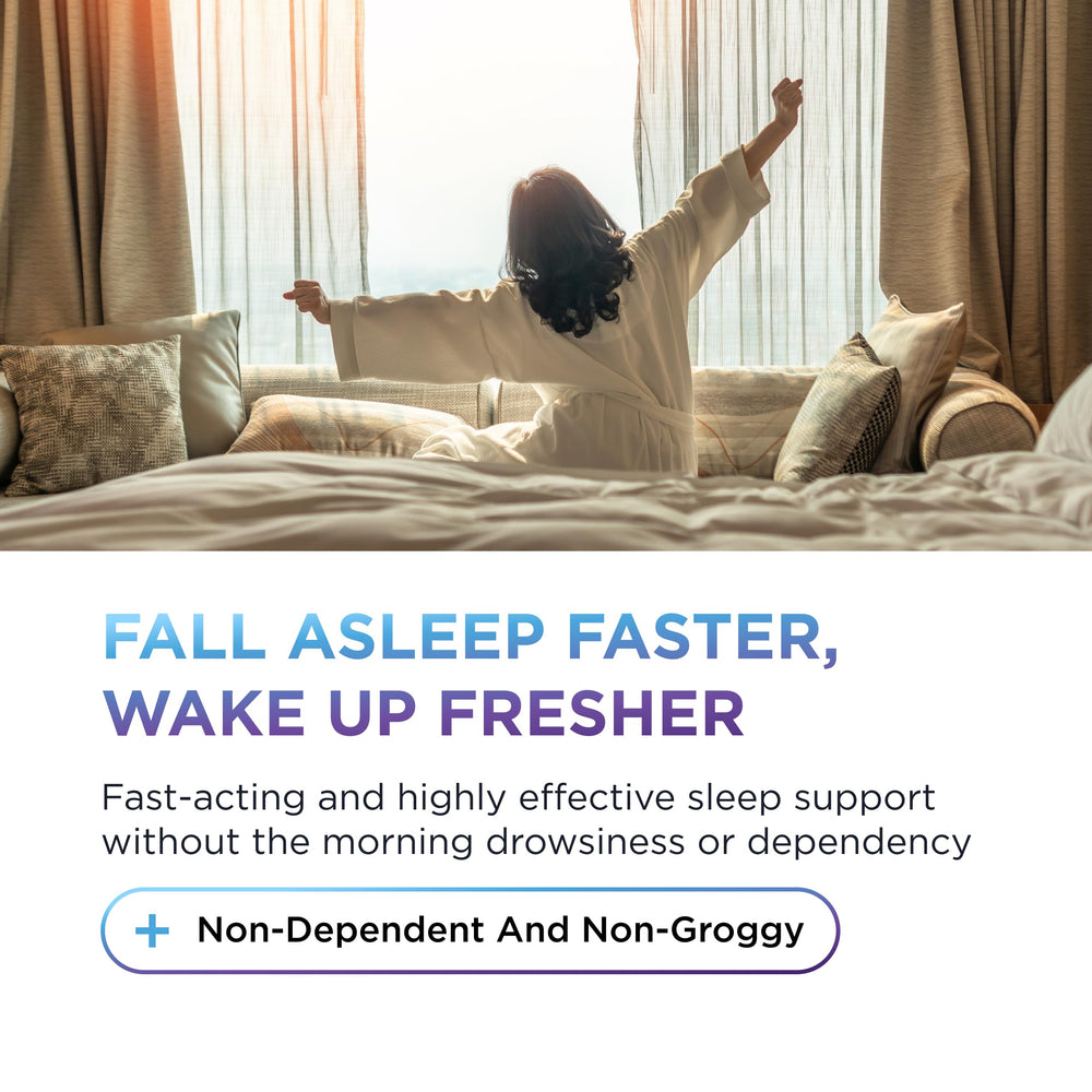 Sleep capsules showing time-release design