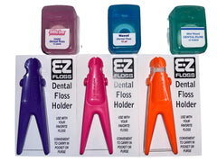 E-Z Floss Holder 3-pack in Pink