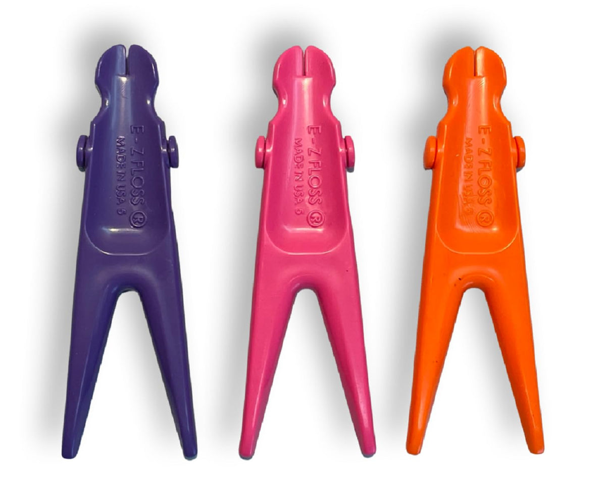 E-Z Floss Holder 3-pack in Purple