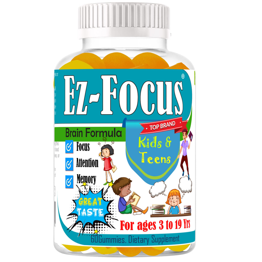 Ez-Focus Gummies bottle front label
