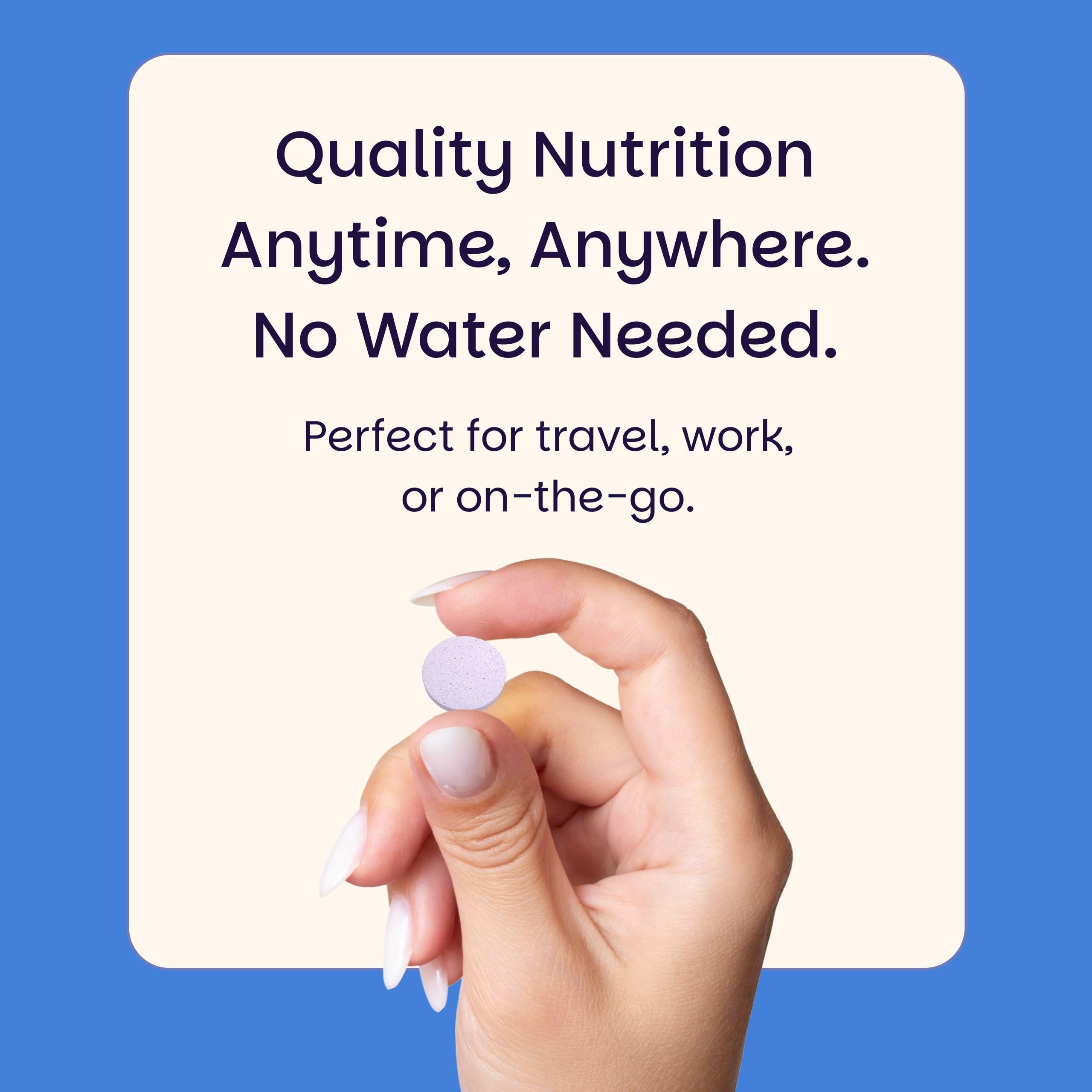 No artificial flavors and sugar-free claim on EZ Melts label