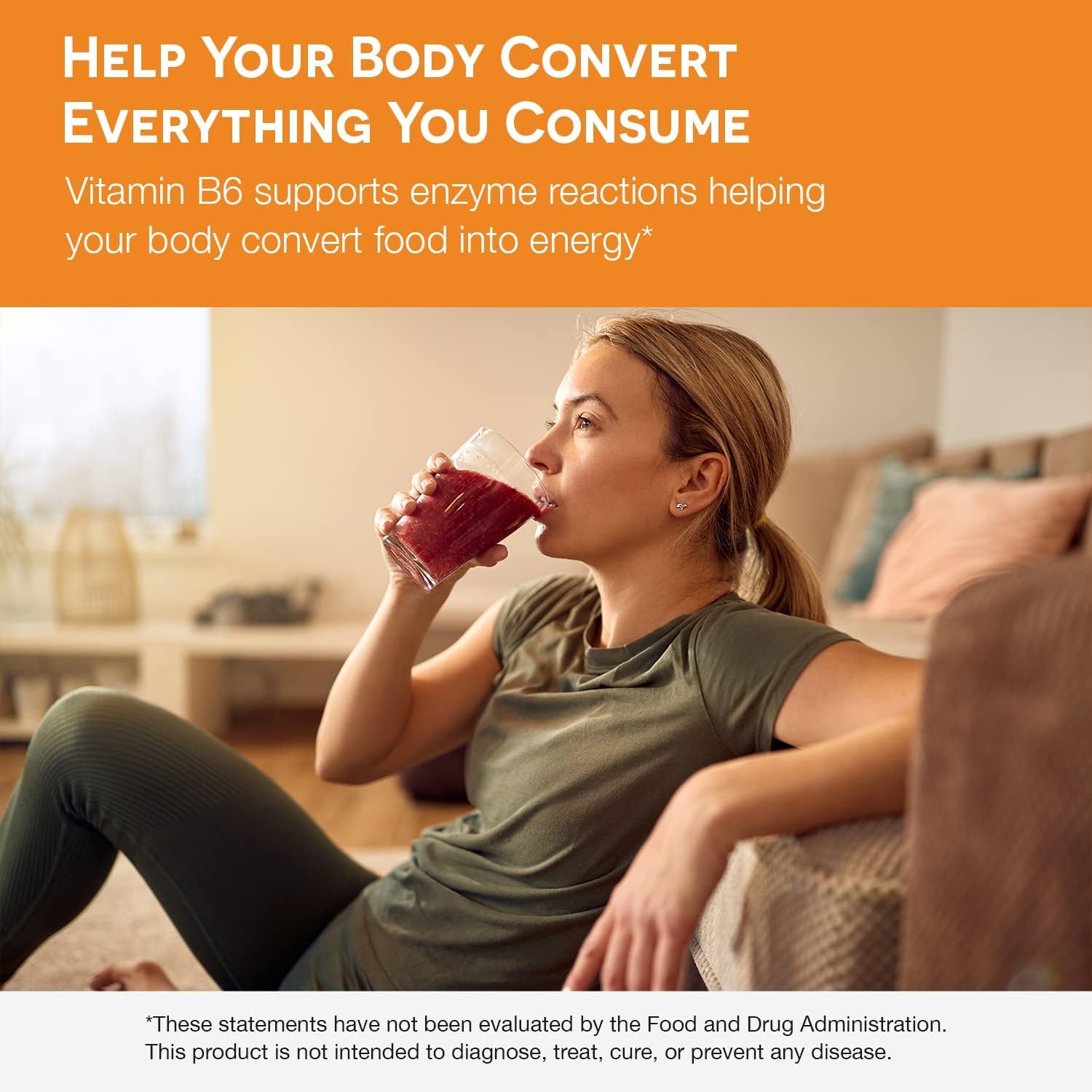 Active lifestyle with energy after taking EZ Melts Vitamin B6