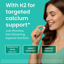 Vitamin D3 + K2 bottle highlighting 5000 IU per serving