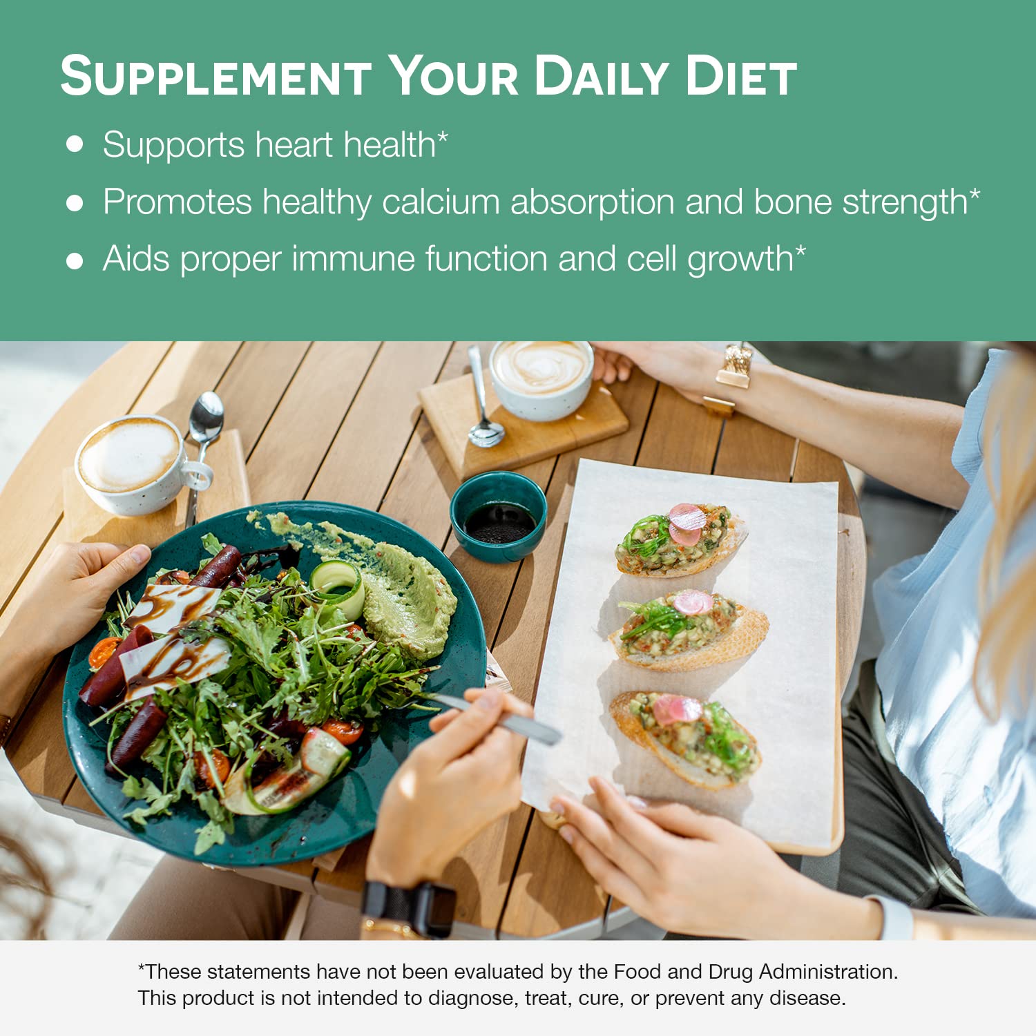 Sugar-free D3 K2 supplement label