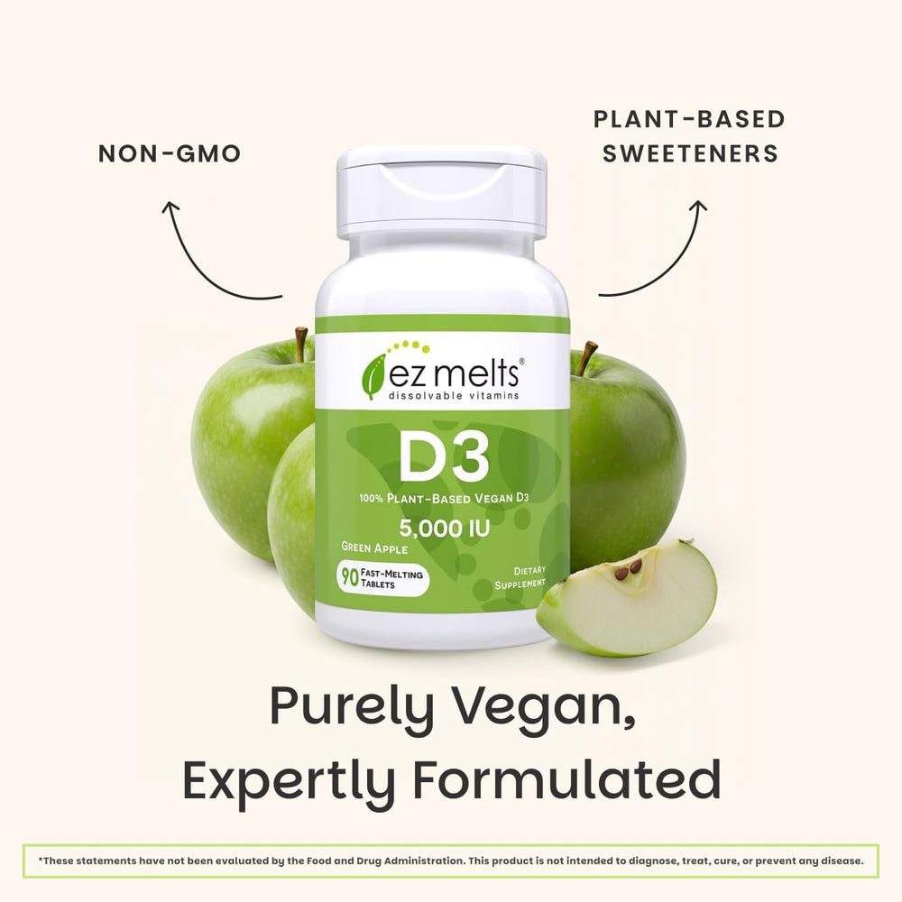 Vegan, non-GMO Vitamin D3 melt ingredients