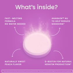 Biotin capsules included in EZ Melts Hair Health Complete