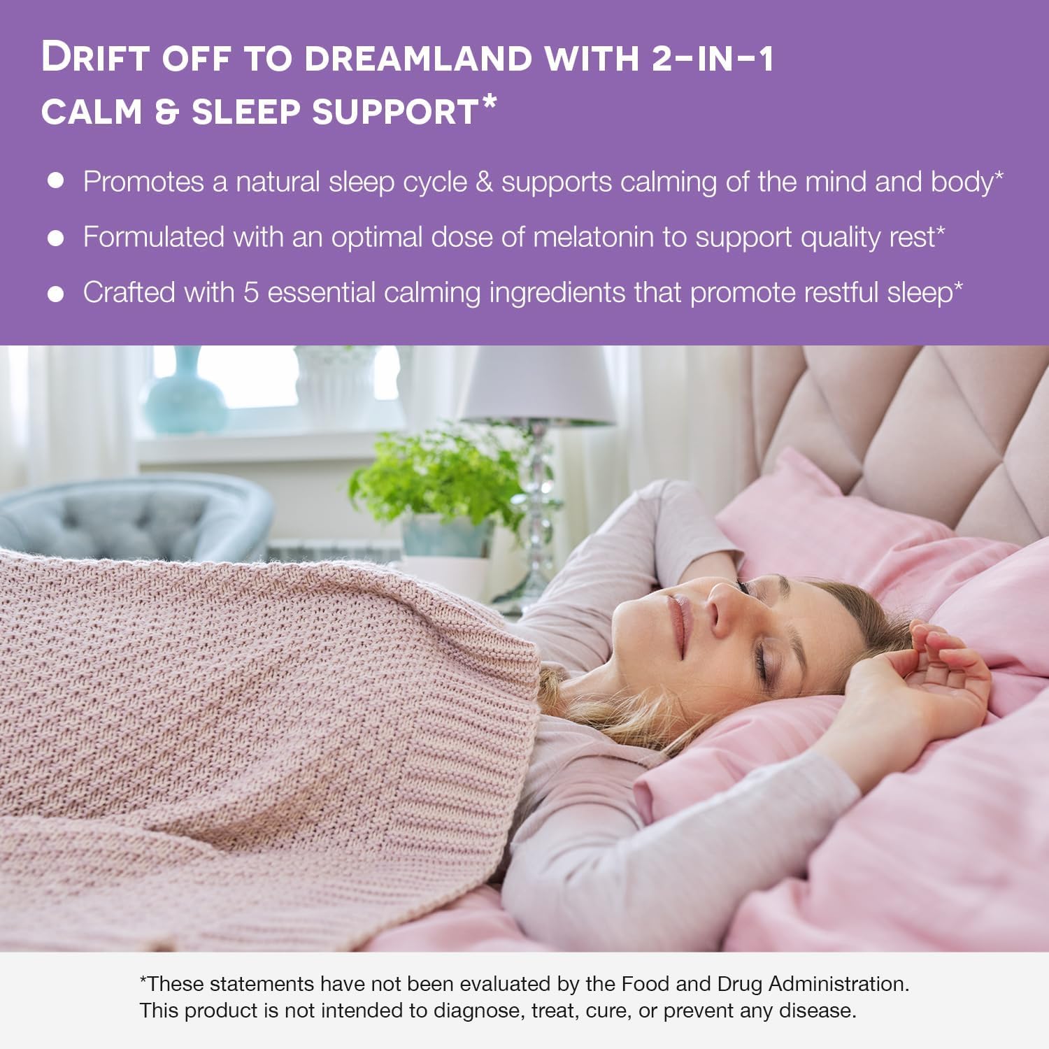 EZ Sweet Dreams Herbal Blend with lemon balm and passionflower
