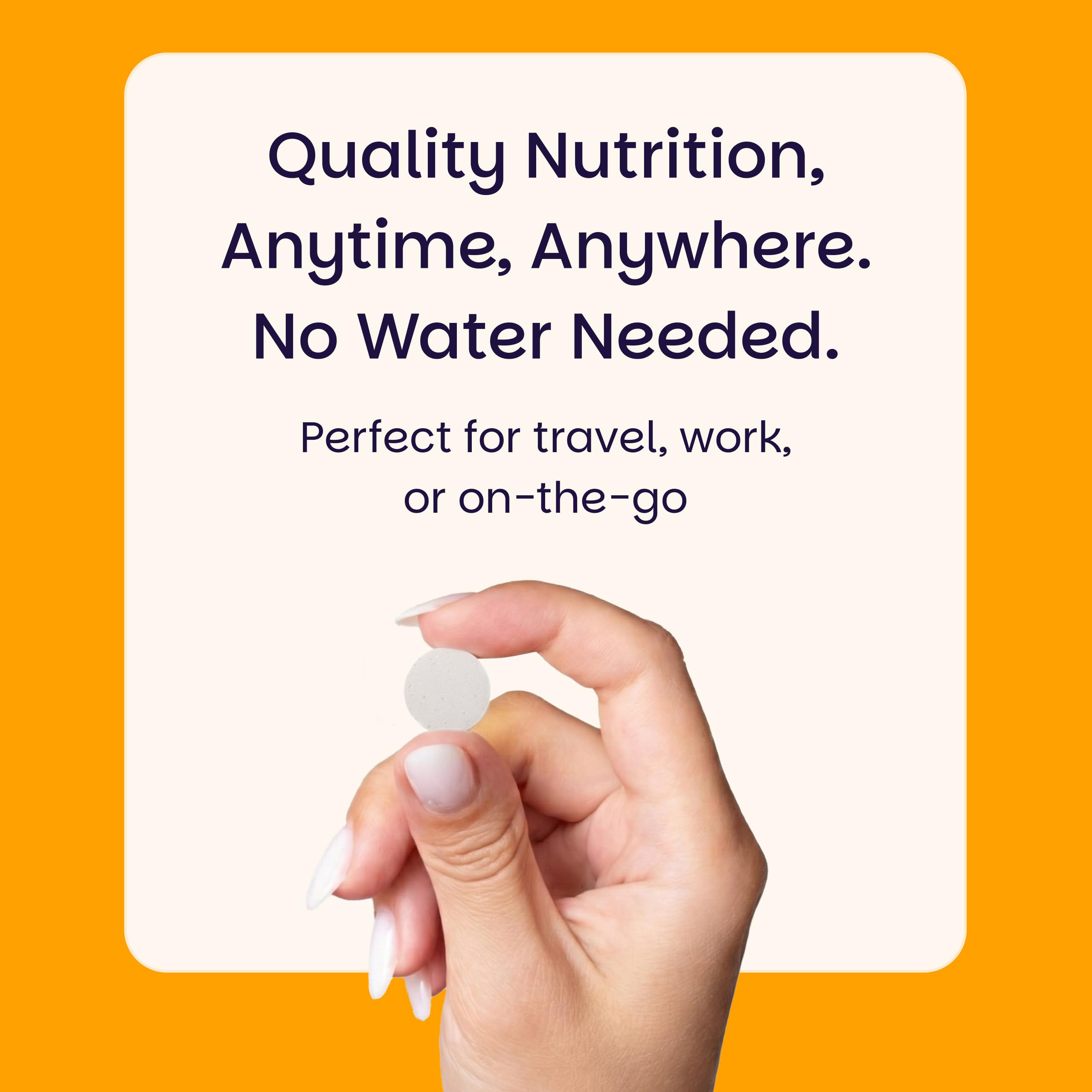 EZ Melts scoop of fermented tea powder highlighting natural ingredients benefit