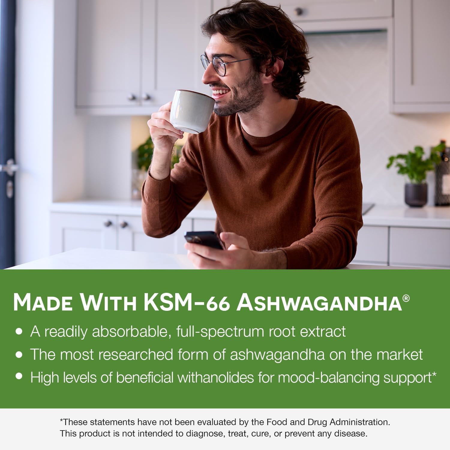 KSM-66 Ashwagandha as a key ingredient highlight