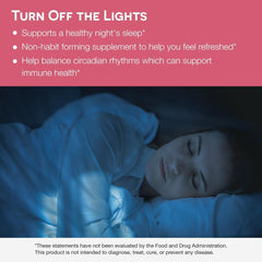 Close-up of strawberry-flavored melatonin dissolvable tablets