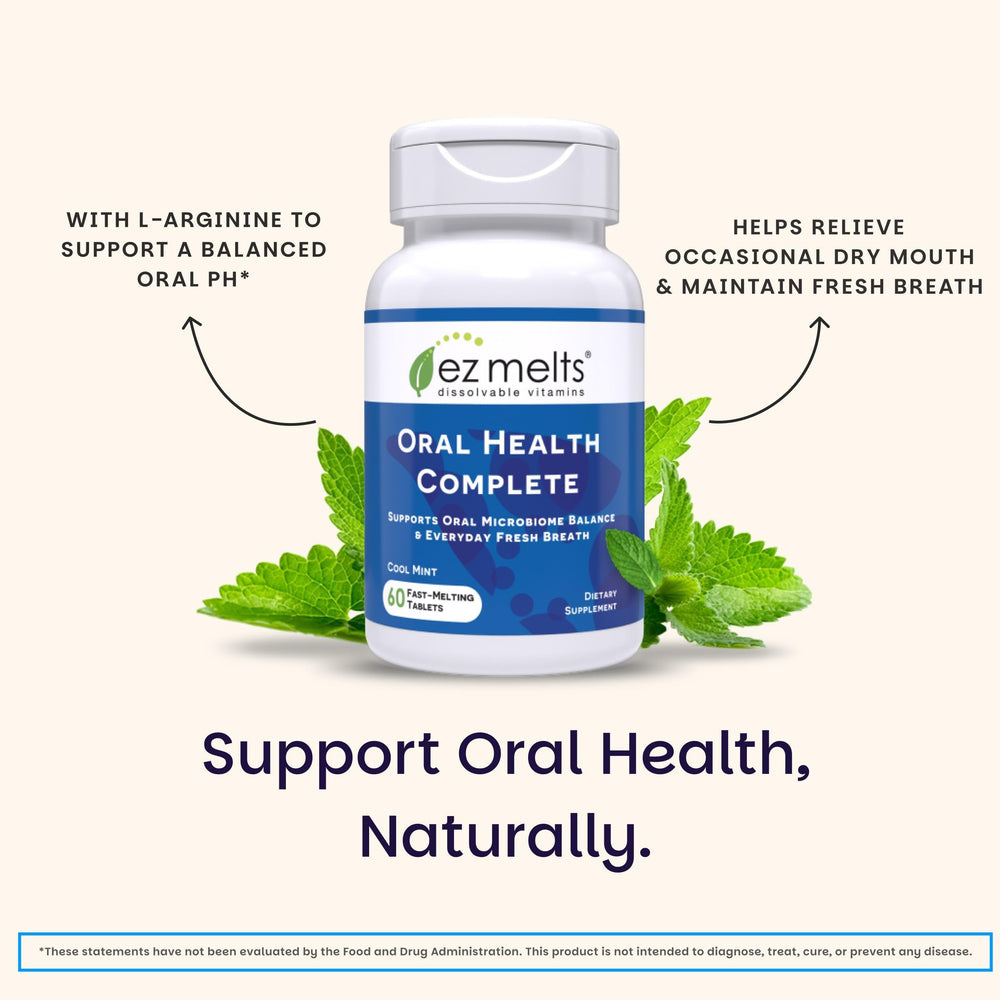 Graphic showing four probiotic strains for oral health