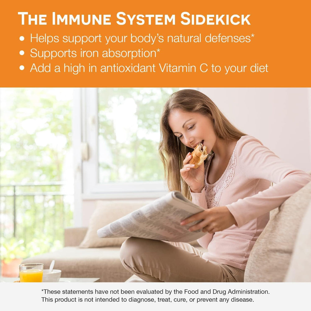 Ingredients list for EZ Melts Vitamin C 500 mg