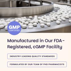 Close-up of vegan zinc lozenge packaging and ingredients