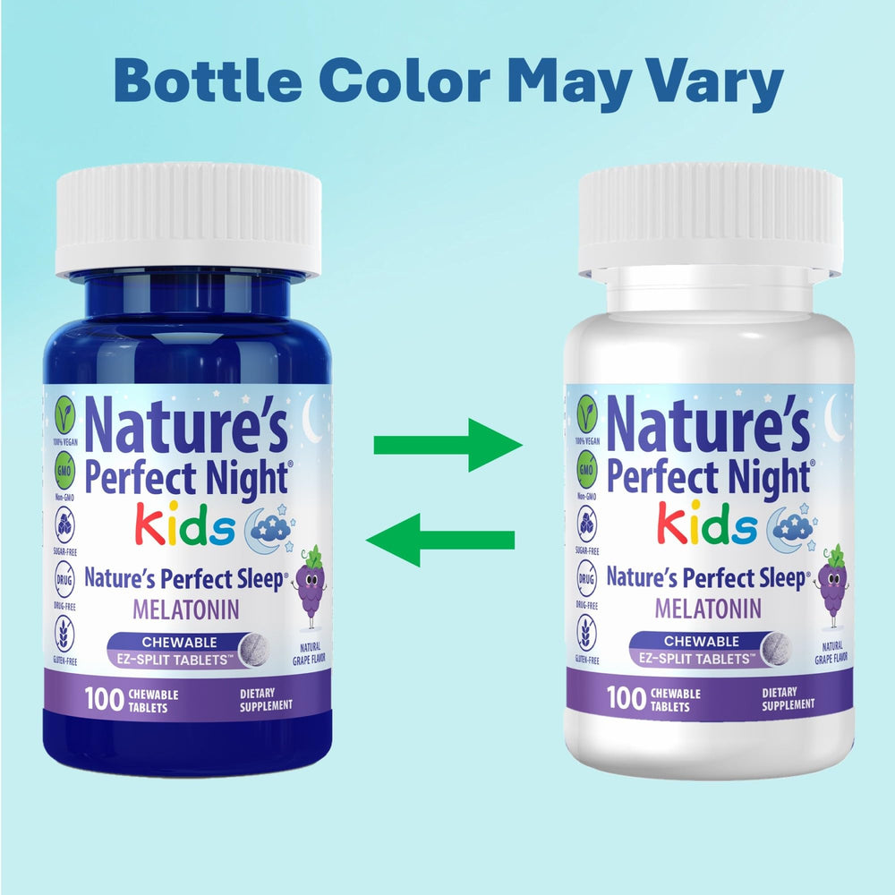 EZ-Split dosing friendly melatonin tablets for kids