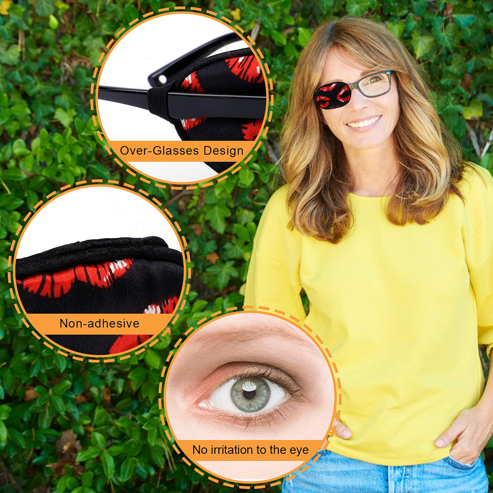 Dimensions of eZAKKA eye patches: approx 10 x 5 cm