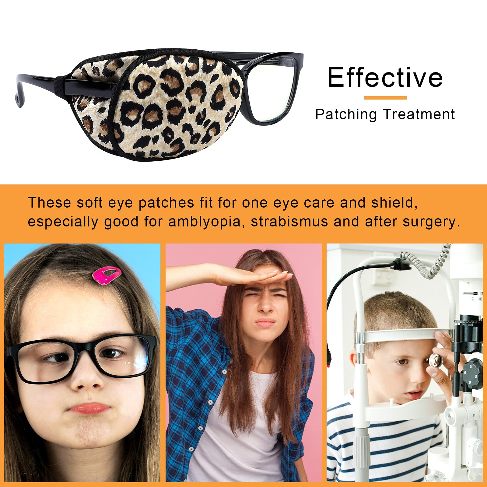 Eye patch suitable for amblyopia and strabismus therapy