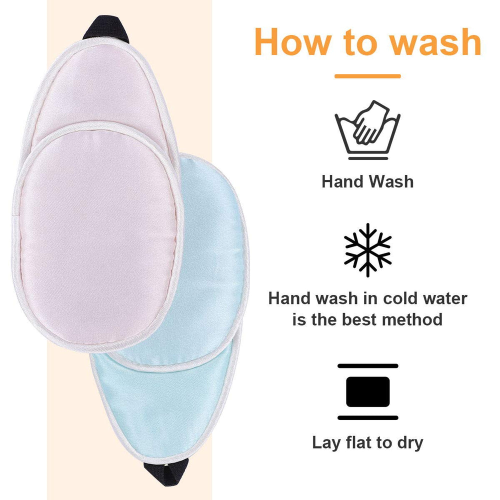 Reusable washable silk eye patch for adults