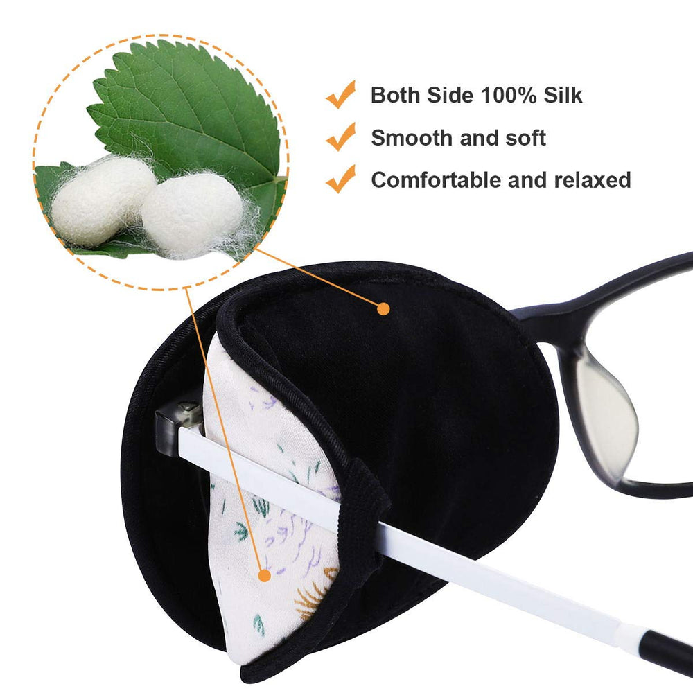 Eye patch size 10x5 cm with glasses frame height up to 1.8 inches