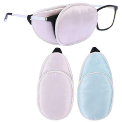 eZAKKA Silk Eye Patch for Adults in light pink