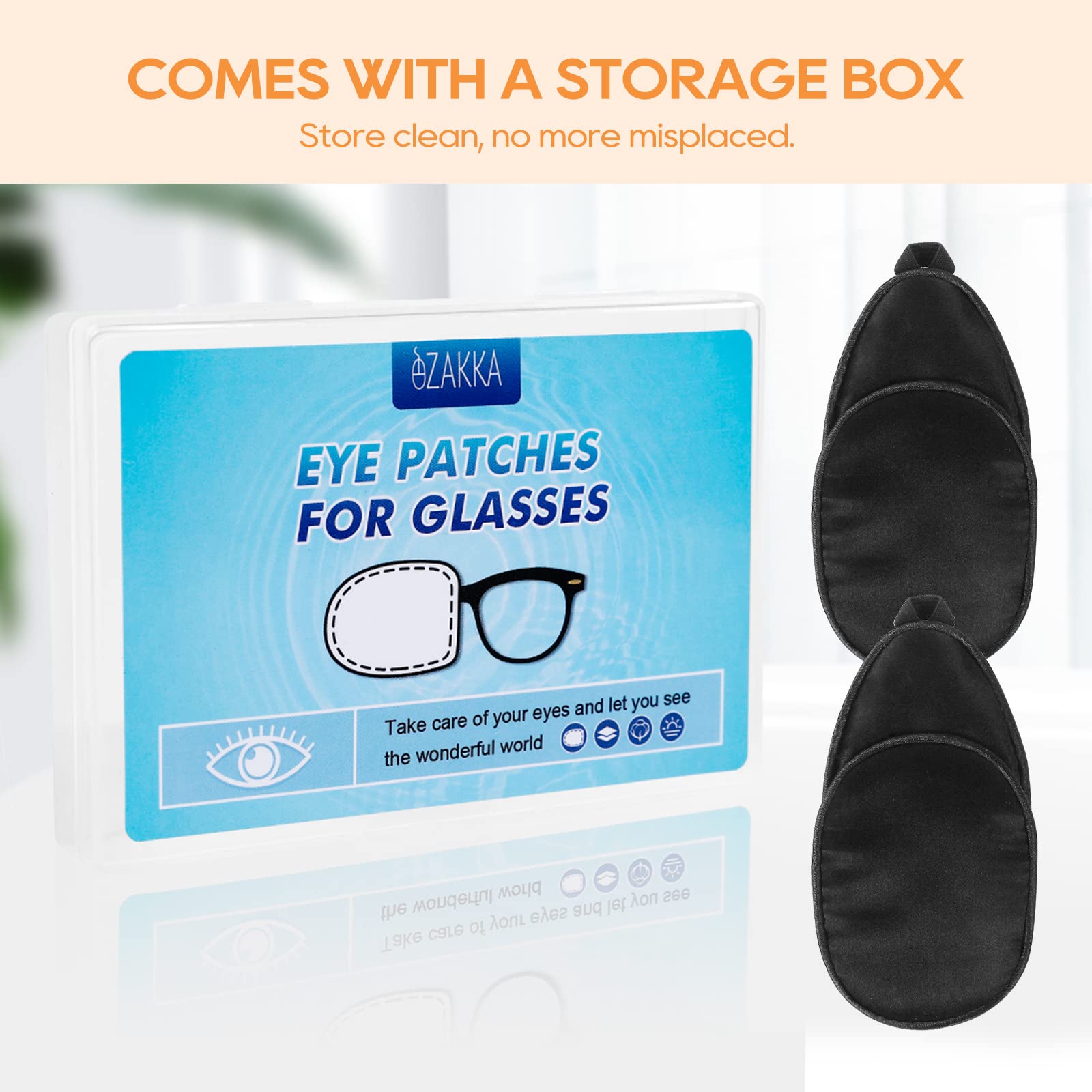 Left eye patch variant with smooth, soft surface
