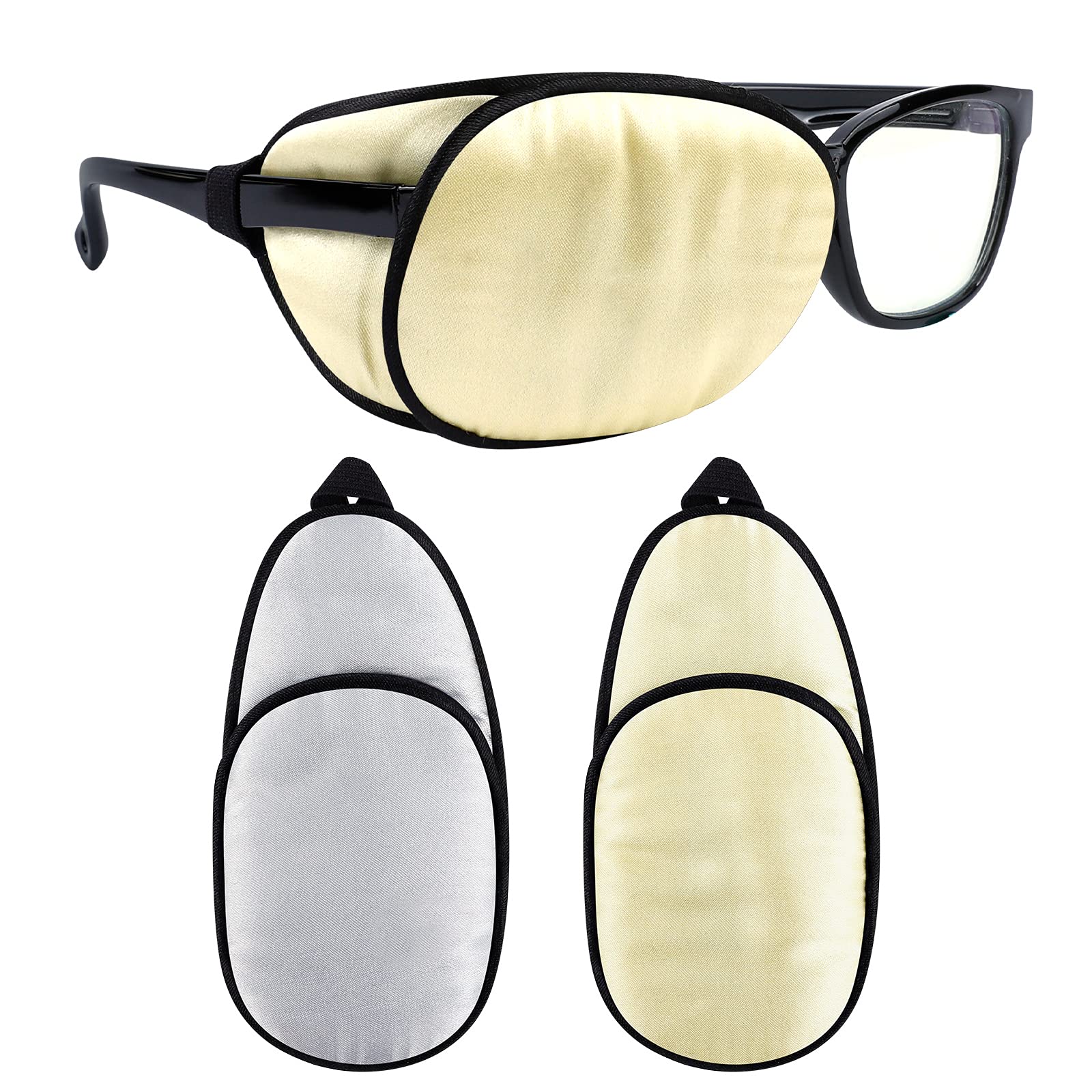 eZAKKA eye patches in light yellow – overview