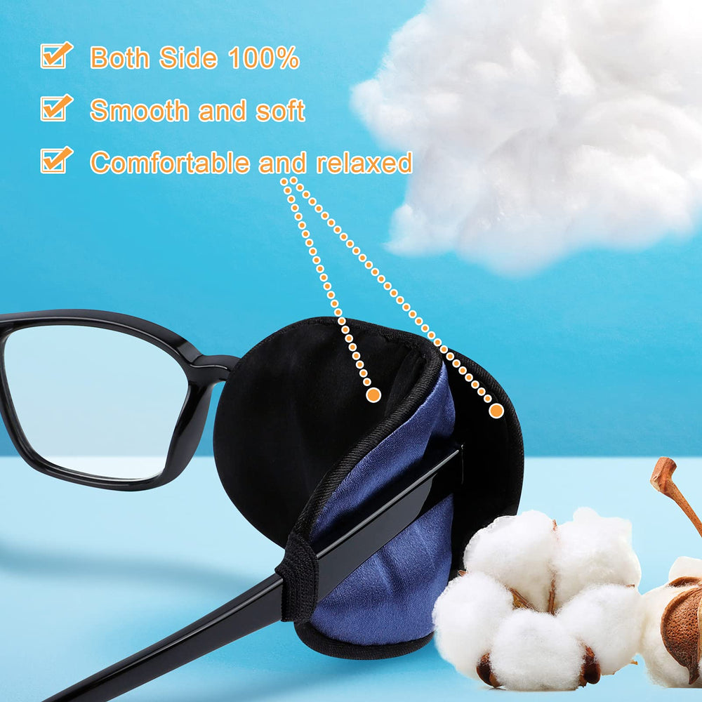 Soft eye patches suitable for amblyopia and strabismus treatment