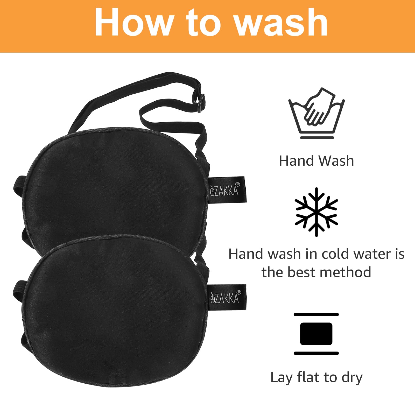 Non-adhesive, breathable eye patch design