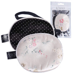 Floral silk eye patch front view