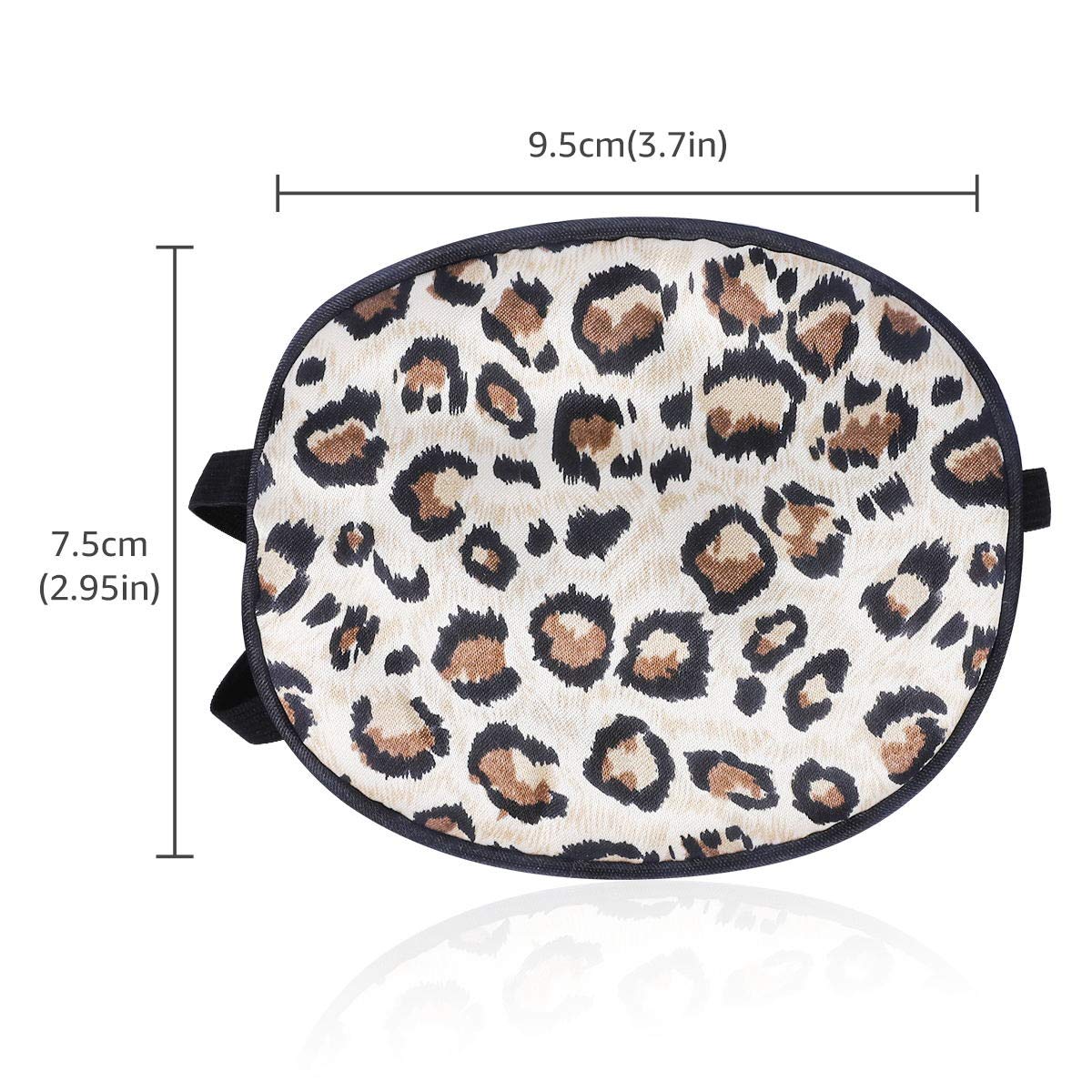 Reusable non-adhesive silk eye patches