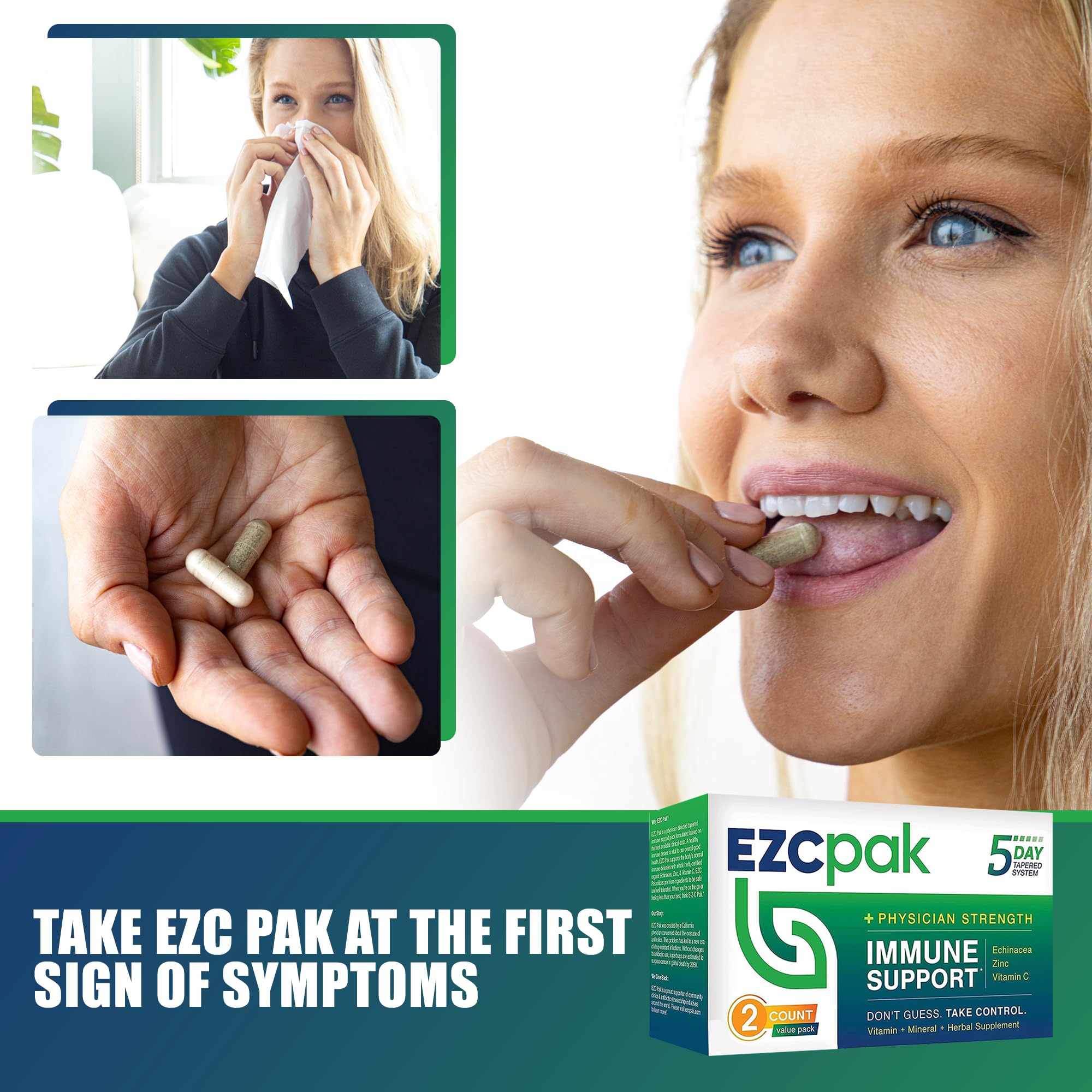 Vegetarian and gluten-free labeling on EZC Pak