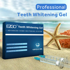 EZGO whitening gel refills arranged in row