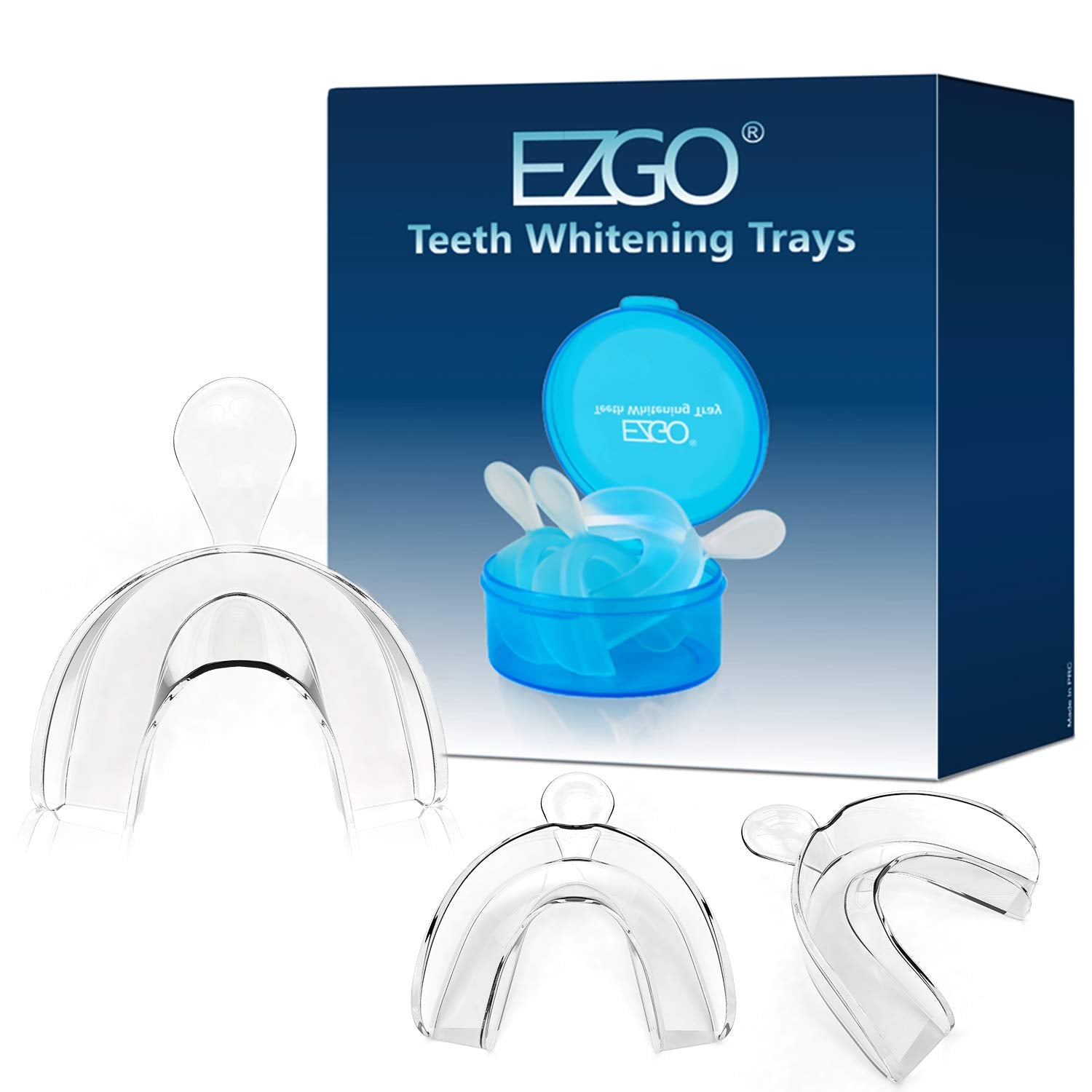 EZGO BPA-free moldable teeth whitening trays set of 3