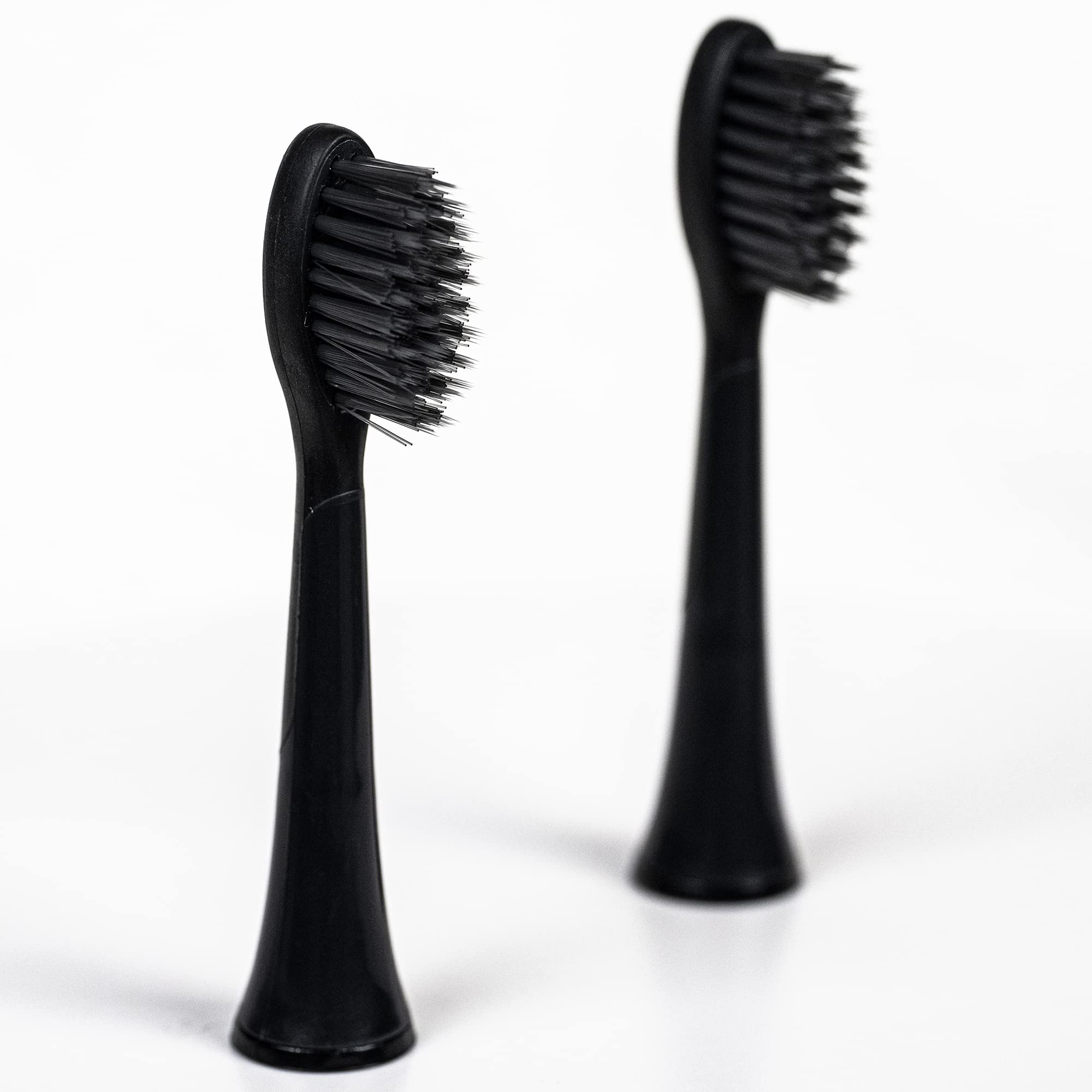 EZZI replacement toothbrush head with charcoal-infused bamboo bristles