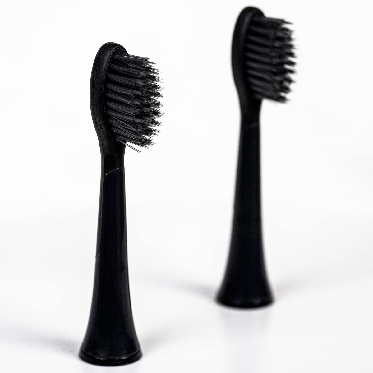 EZZI replacement toothbrush head with charcoal-infused bamboo bristles