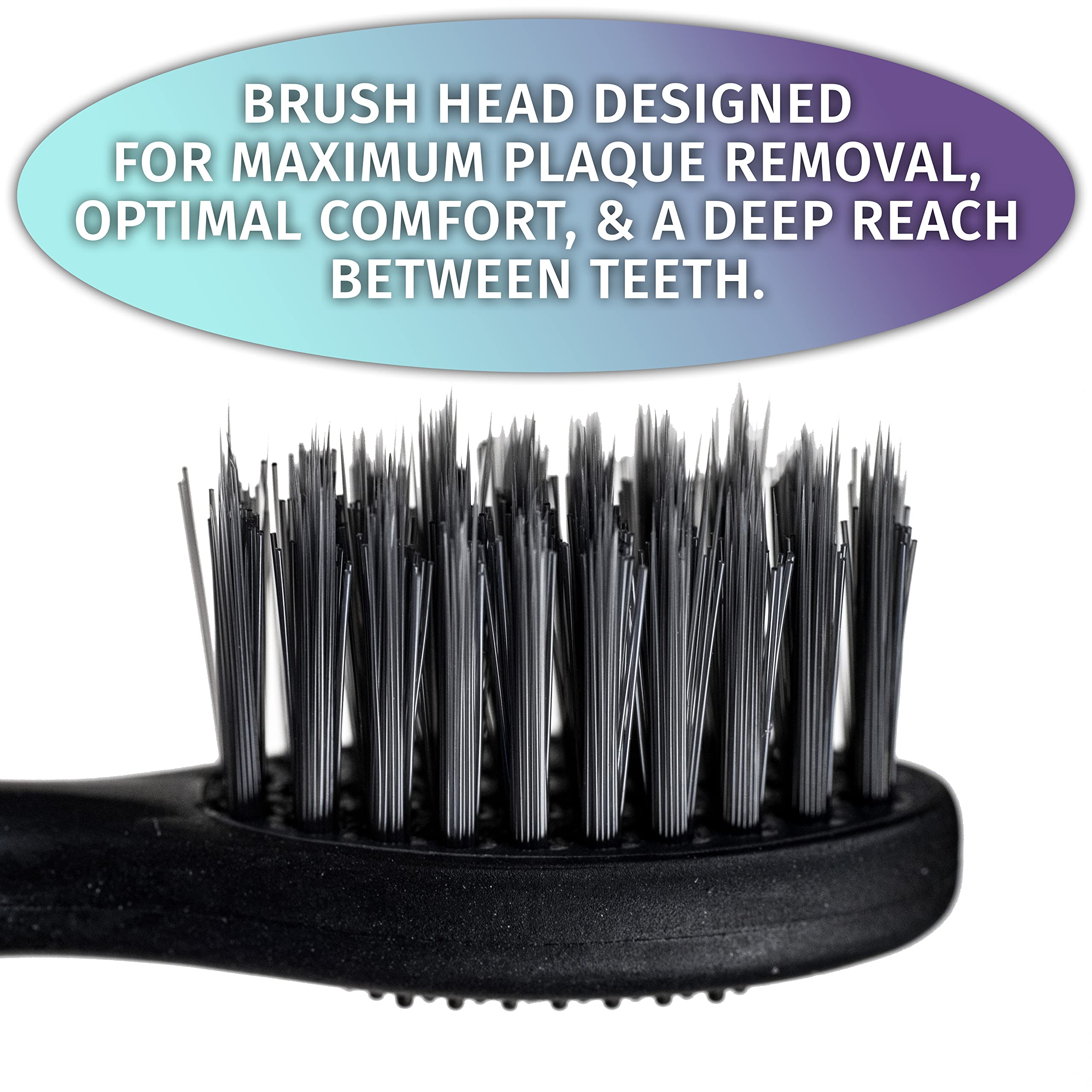 Ultra-soft bristles close-up