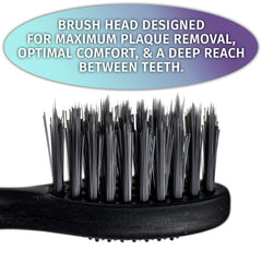 Ultra-soft bristles close-up