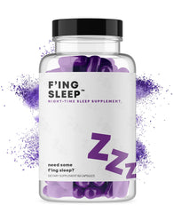F'ing Sleep bottle with capsules