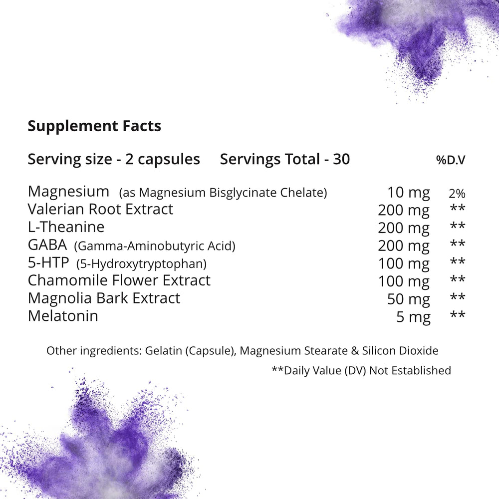 Serving guidance: two capsules before bedtime